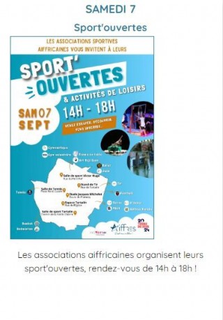 Image de l'actu 'SEPTEMBRE 2024 : Retrouvez nous pour la journée SPORT OUVERTE'