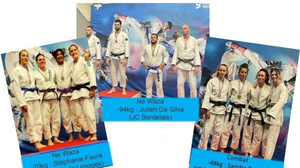 Félicitations aux champions de France Jujitsu Néo Aquitains